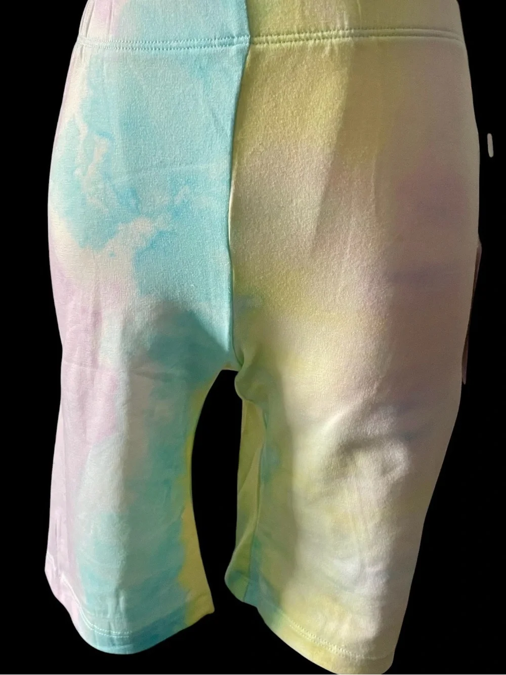 Rose Velvet Tie Dye Hoodie & Shorts Lounge Set NWT S–L